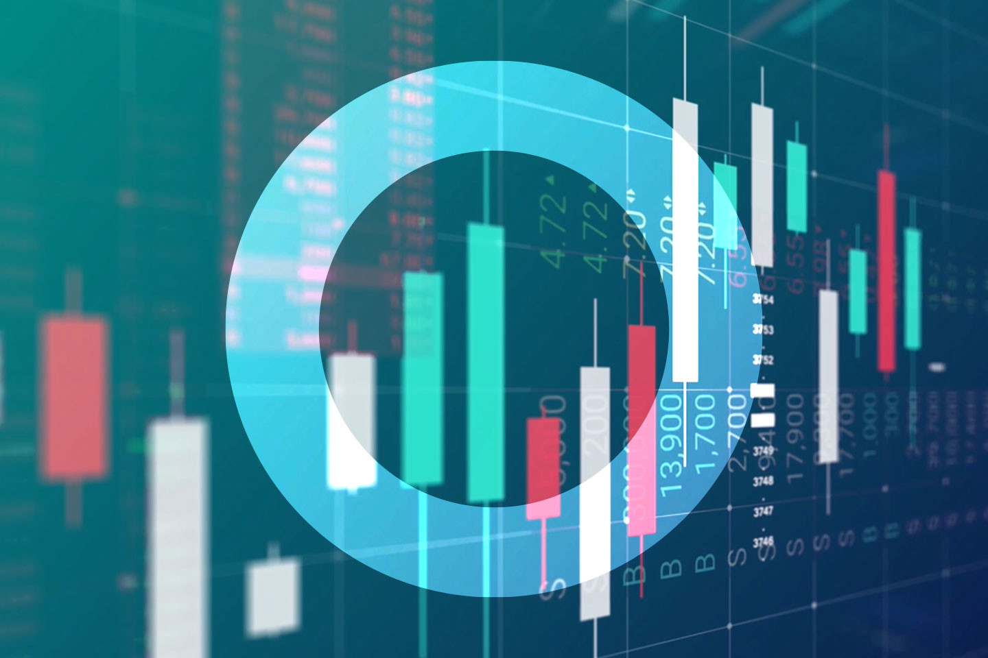 Trading Desk Computer Screen